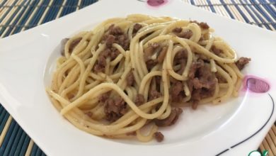 Photo of Спагетти с фаршем и грибами