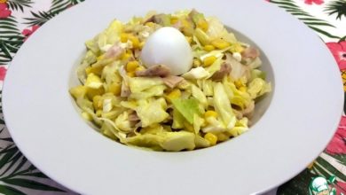 Photo of Яичный салат с курицей и кукурузой